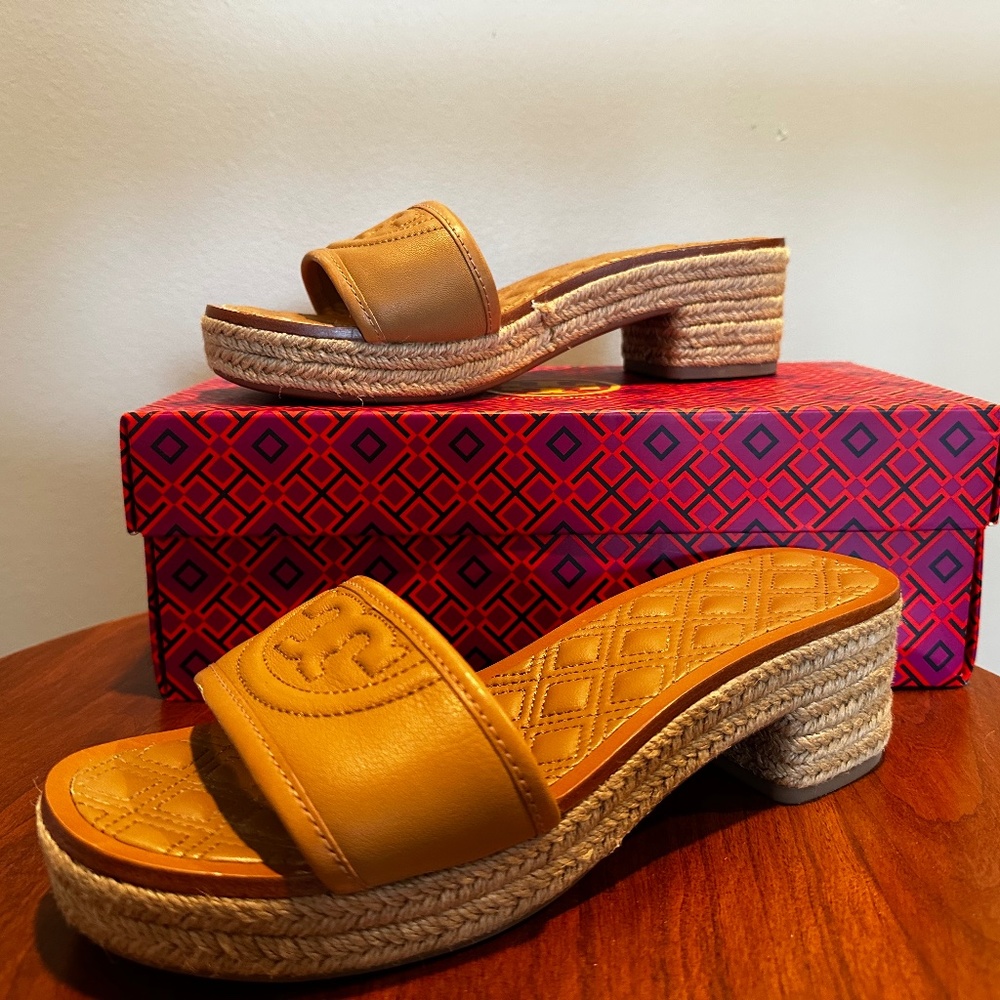 Tory Burch-Flemming 50mm Espadrille in Blond